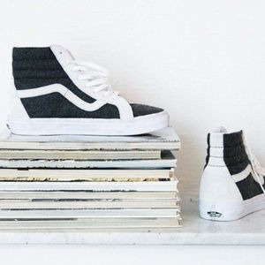 Vans x Madewell Wool Sk8 High Tops